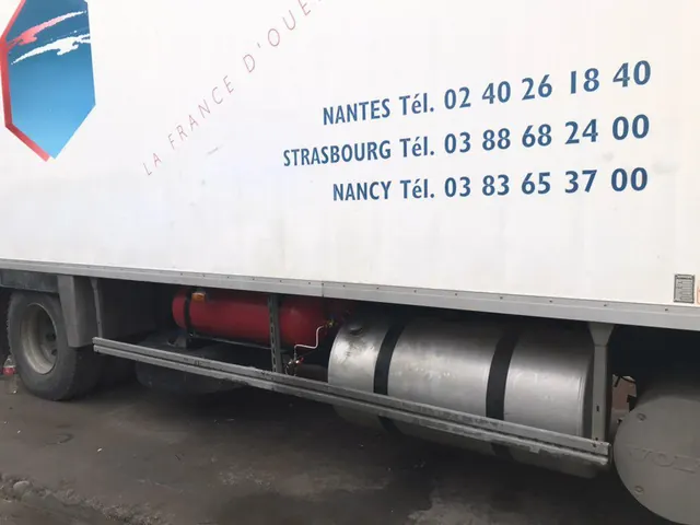 Volvo FM7 — газодизель: Баллон